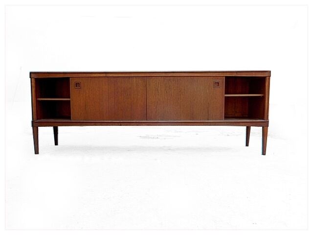 Danish teak row H.W. Klein Scandinavian 1960s