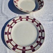 Lot De 2 Plats Rond Moulin Des Loups Hamage Modèle Stuart