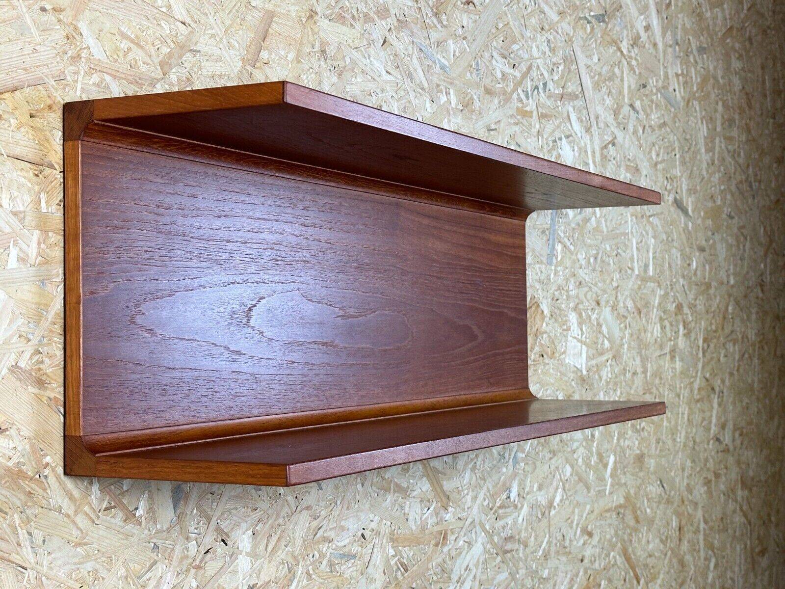 60s 70s étagère murale en teck Pedersen & Hansen Viby J. Denmark Design