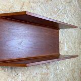 60s 70s teak wall shelf shelf Pedersen & Hansen Viby J. Denmark Design