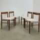 Danish midcentury teak dining chairs by H.W. Klein for Bramin 60s