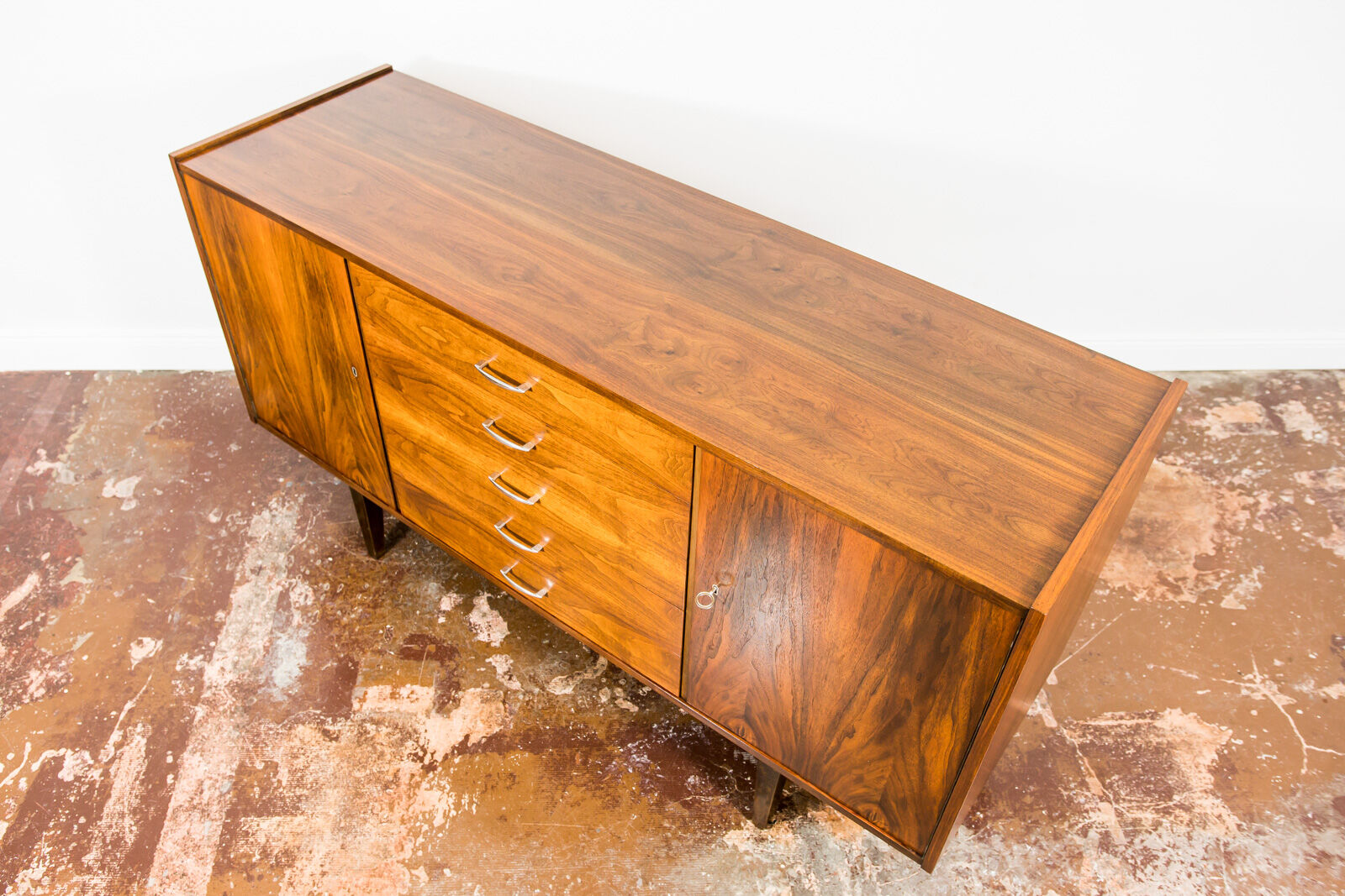 Mid century walnut sideboard, 1960s