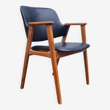 Fauteuil vintage scandinave par Erik Buck, 1960