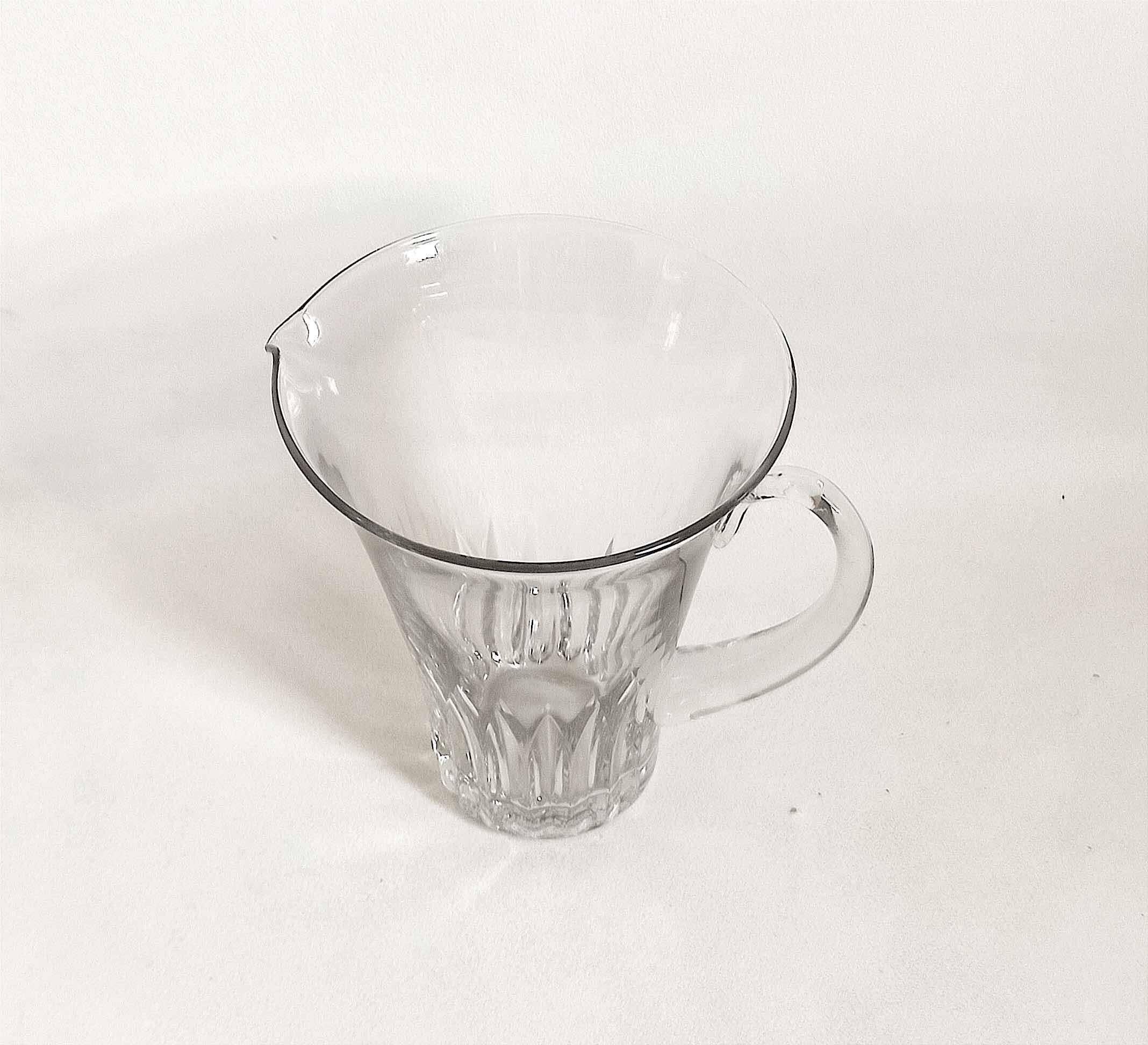 Vintage crystal carafe Height 21.7 cm