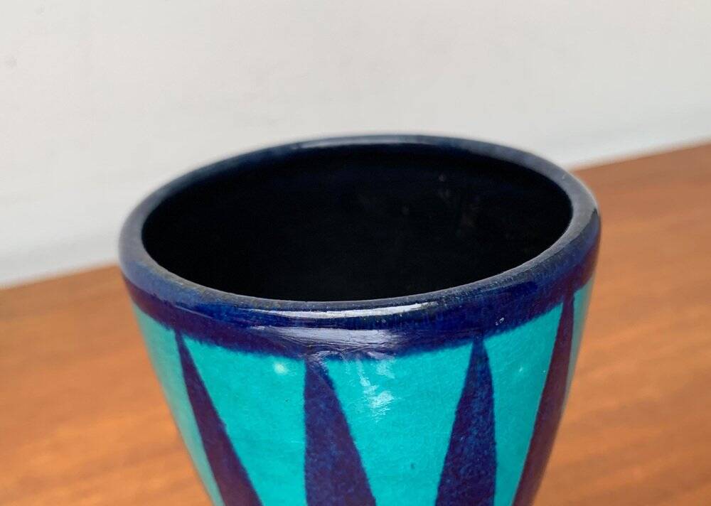 Vintage vase in West German pottery WGP by Scheurich, 1970s.