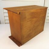 Small workshop furniture with drawers style watchmaker's or apothecary's layette, restyled indus