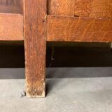 XL vintage wall unit in wood / bookshelf / cabinet (3.4m!)