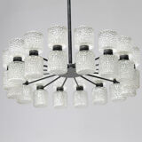 Six lights chandelier 'Zonnewende' by J.W. Bosman for Raak Amsterdam 1965