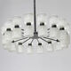 Six lights chandelier 'Zonnewende' by J.W. Bosman for Raak Amsterdam 1965