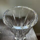 large cut crystal vase Saint Louis 1967