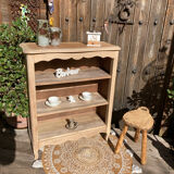 Bibus shelving practical console!! Raw walnut/ adjustable shelves