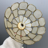 Mother-of-pearl and brass suspension