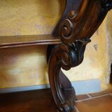 Mahogany console from around 1860.