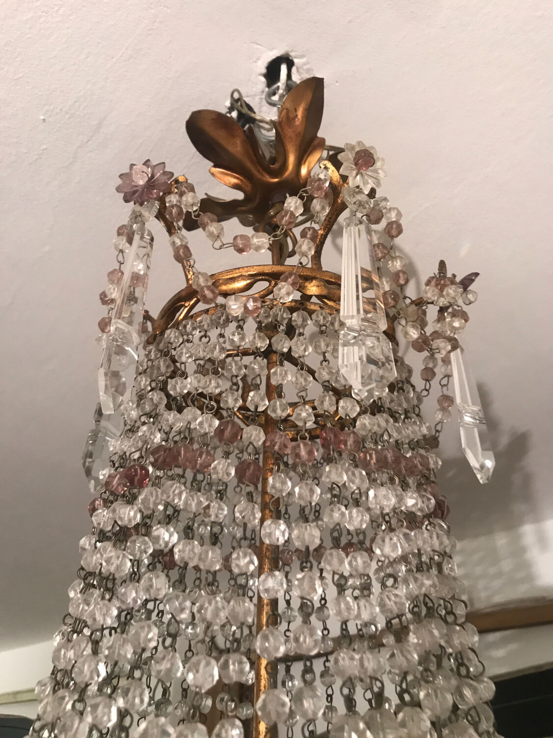 Crystal hot air balloon chandelier