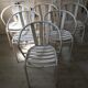 Lot of 5 vintage garden chairs