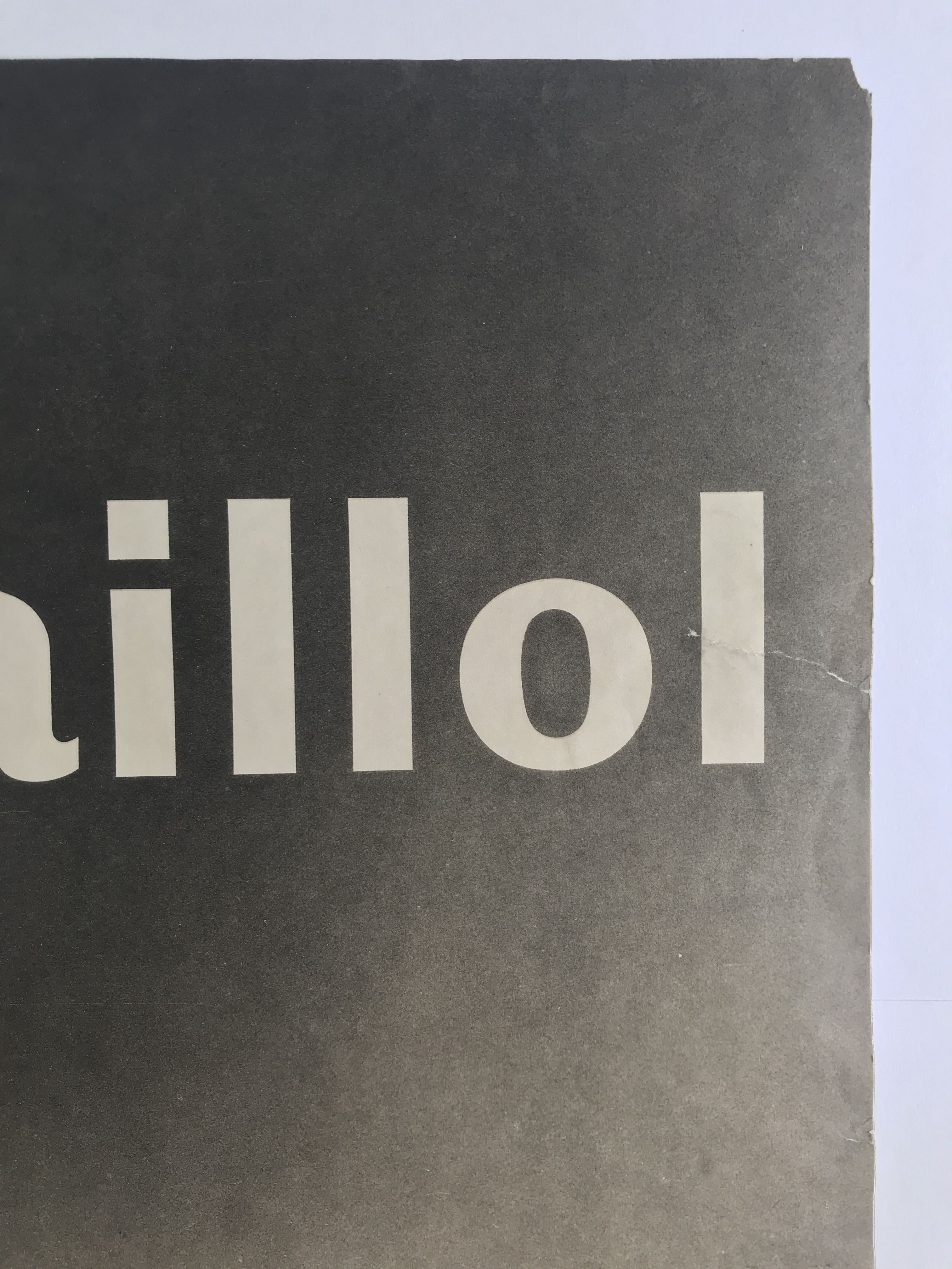 Original poster Aristide MAILLOL, National Museum of Modern Art, 1963 by SOUGEZ Mourlot imp.