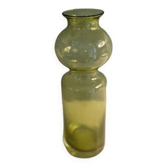 Swedish glass vase (skruf blower) 1970s