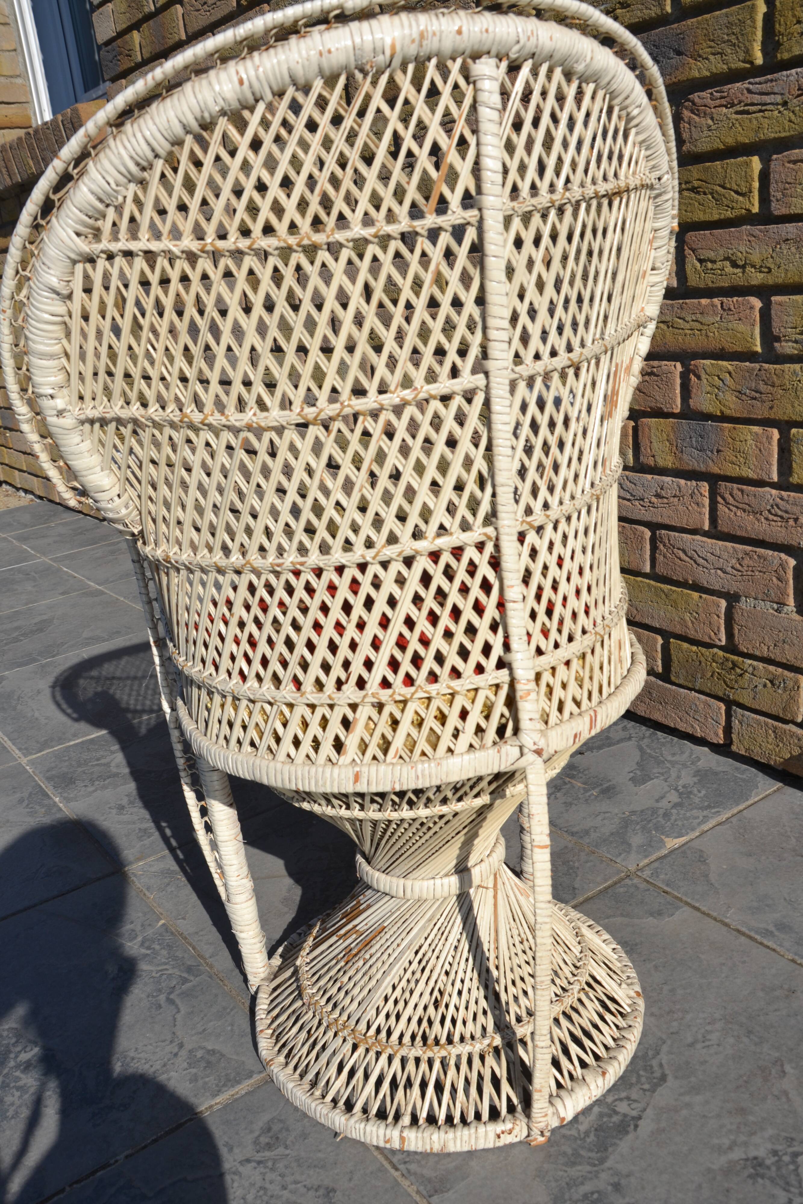 Chaise Emmanuelle en rotin enfant