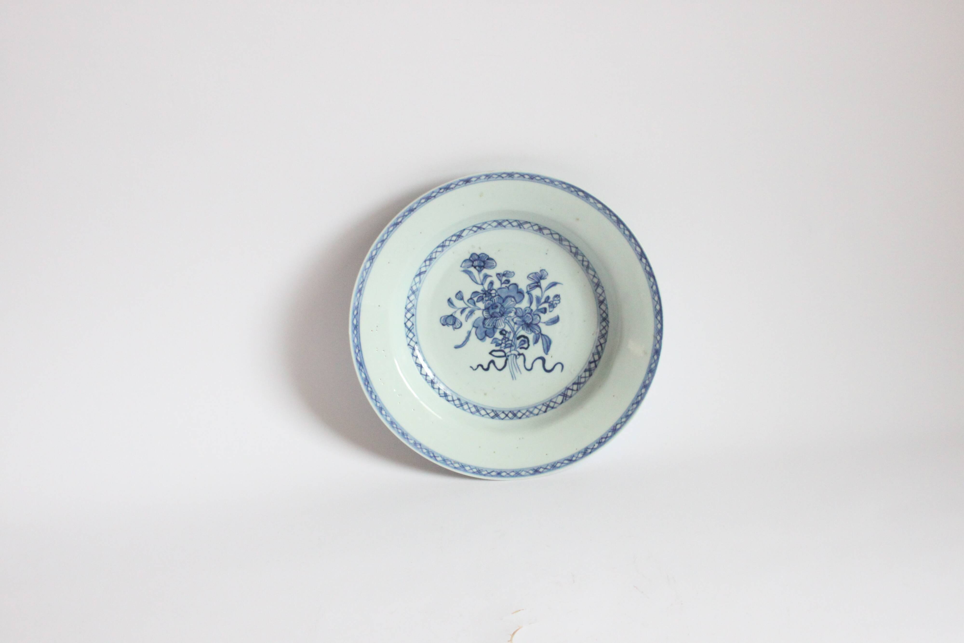 Qianlong export porcelain plate, China 18th