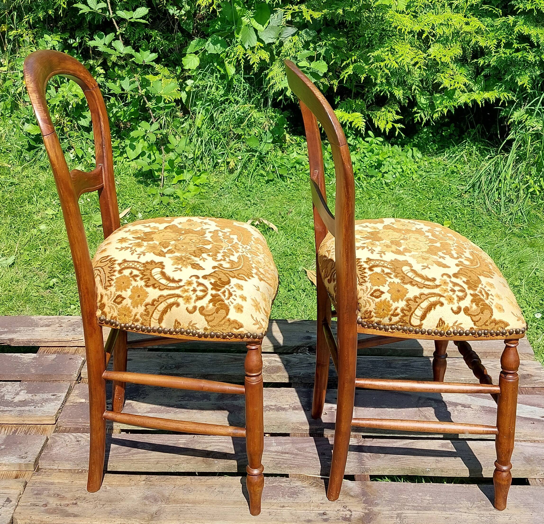 Duo de Chaises Louis Philippe