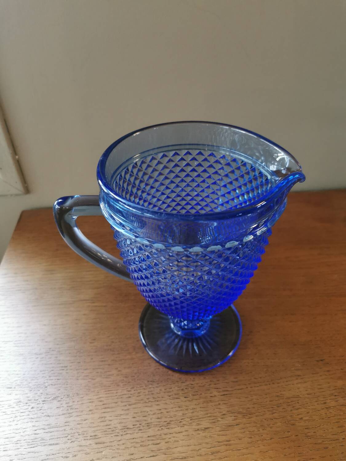 Vista Alegre Vintage Blue Pitcher