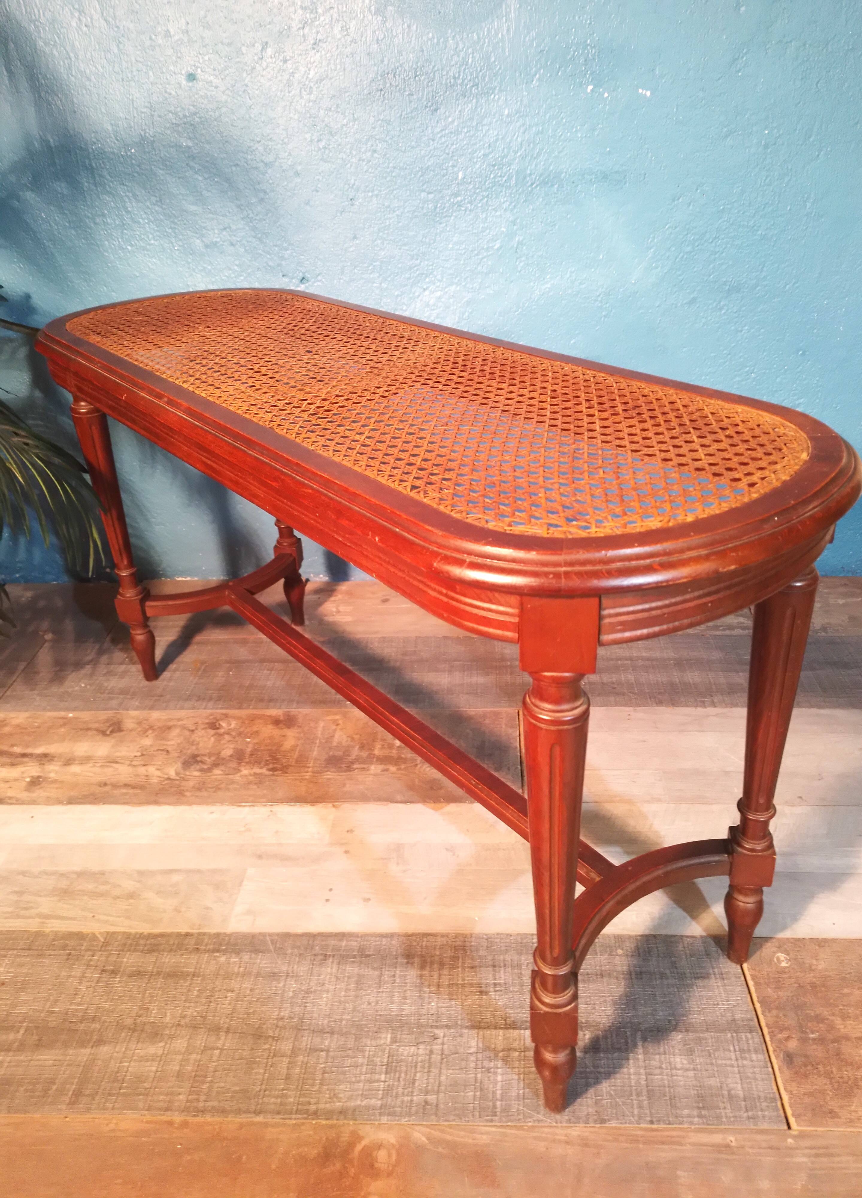 2 seater piano bench 1920s