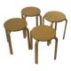 Set of 4 Ikea Frosta stools- vintage stools in Aalto for Artek style
