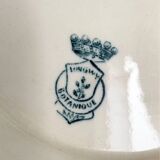 Longwy soup tureen with botanical decor