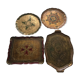 Lot de 4 plateaux florentins