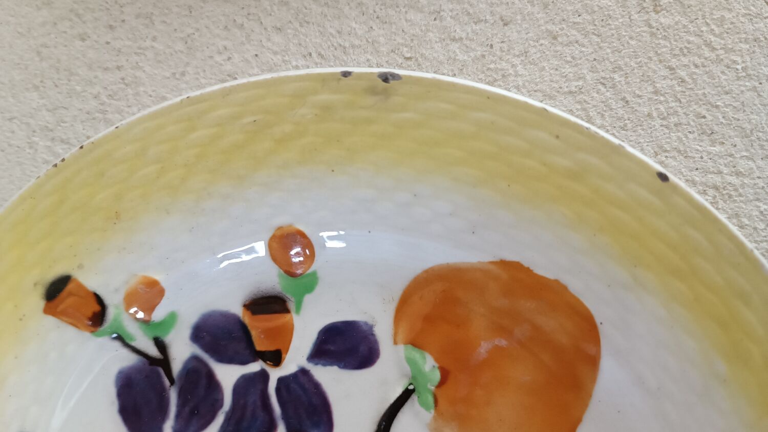 2 plates Saint Amand Orchies