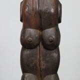 Sculpture in Carved Wood “Totem” by Mario Orsogna, 1977