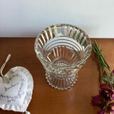 Vase verre épais