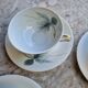 Coffee service for 9 people, Limoges porcelain, signed D'Arnac