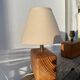 Paire de lampes chevet en bois