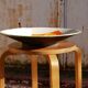 Large dish ceramic Vallauris by G. Valentine the archangels