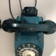 Vintage blue phone