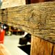 Miroir indus en bois exotiques massifs recyclés