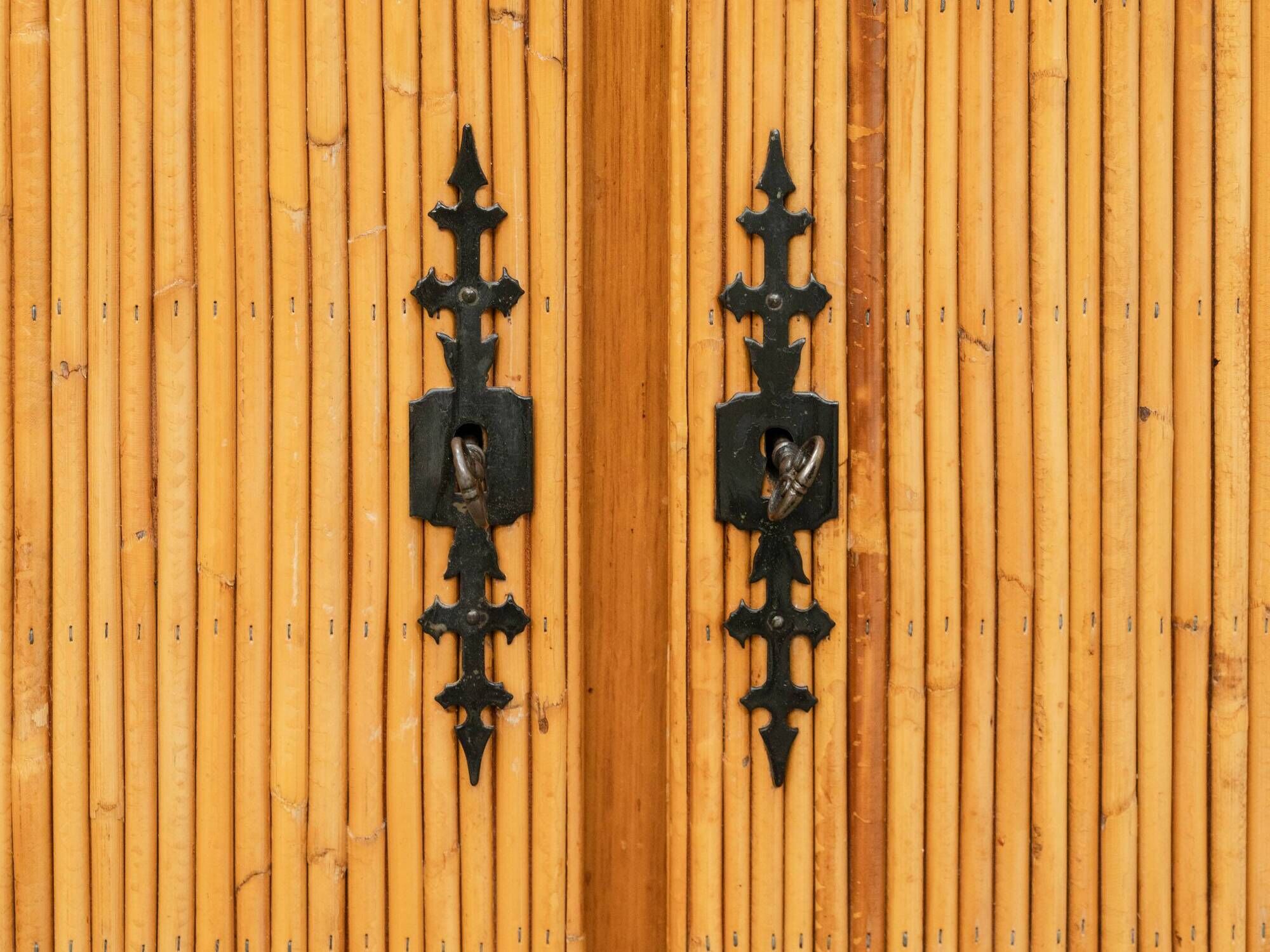 Audoux Minet rattan enfilade