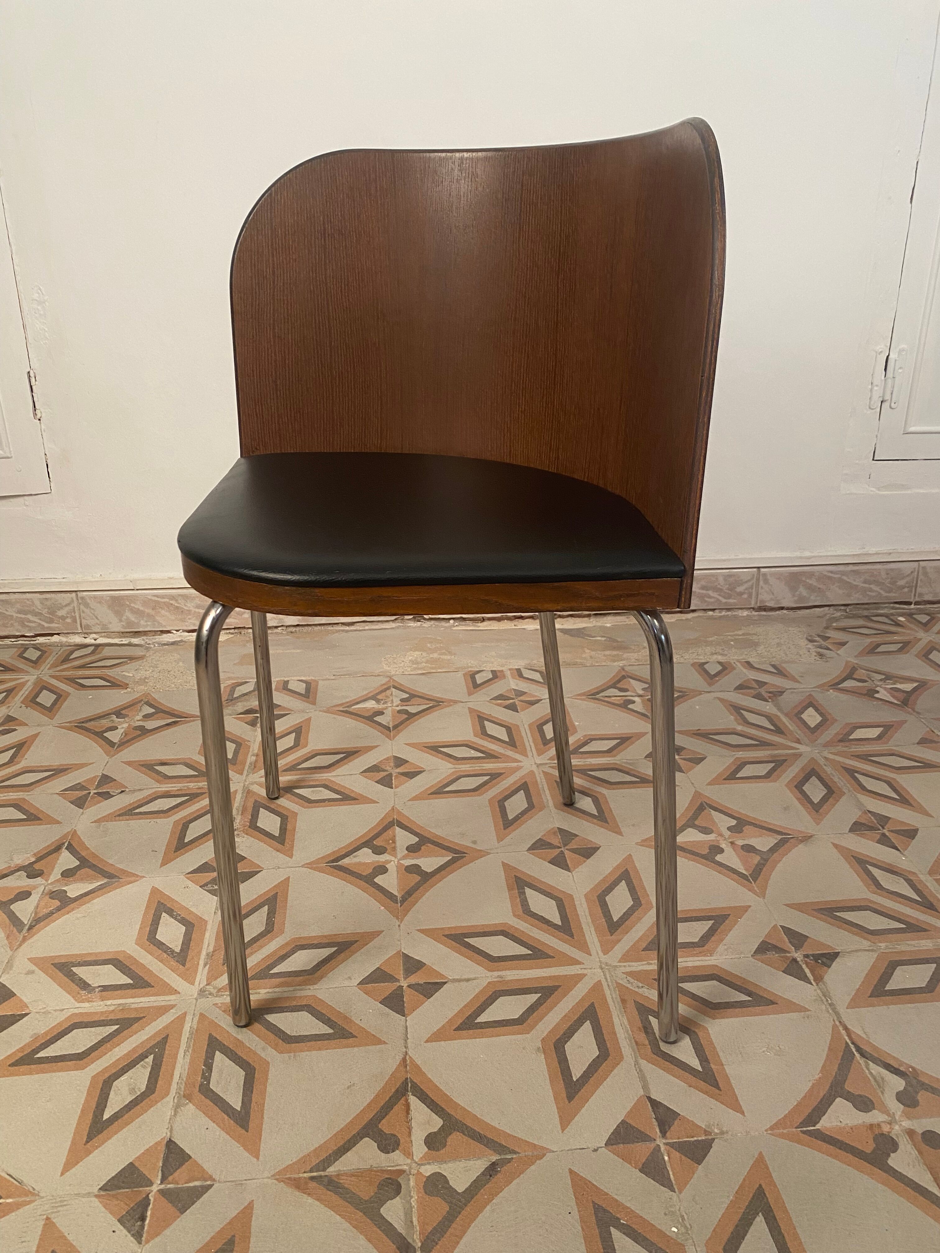Table dining set & 4 vintage chairs by Sandra Kragnert for Ikea, Fusion series