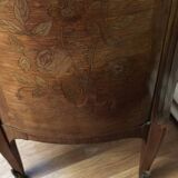 Louis XVI Style Half-Moon Chest of Drawers with Marquetry
