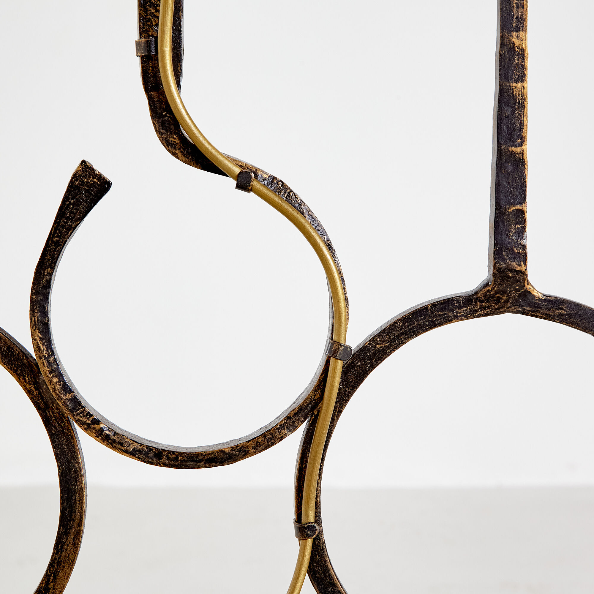 Italian wrought-iron floor lamp