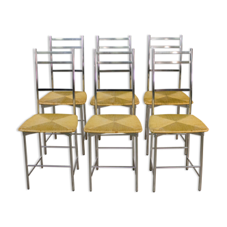 6 chaises Ycami, Bagutta 1970