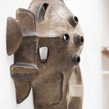Brutalist wall lamp by Matt Camps for Loré Ceramics, the Netherlands, 1960s