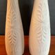 Pair of Op Art vases KPM Germany porcelain from the 1960s.