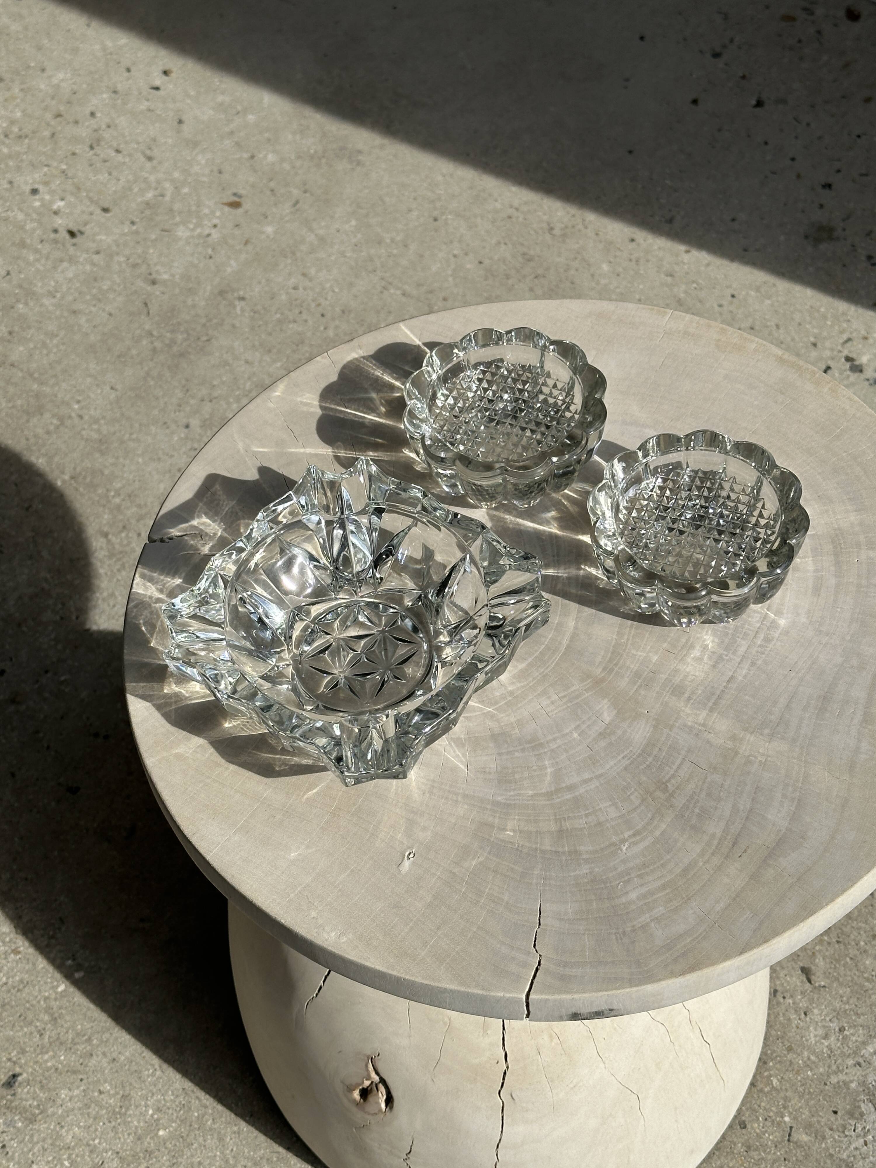 Large square ashtray large diamond tips