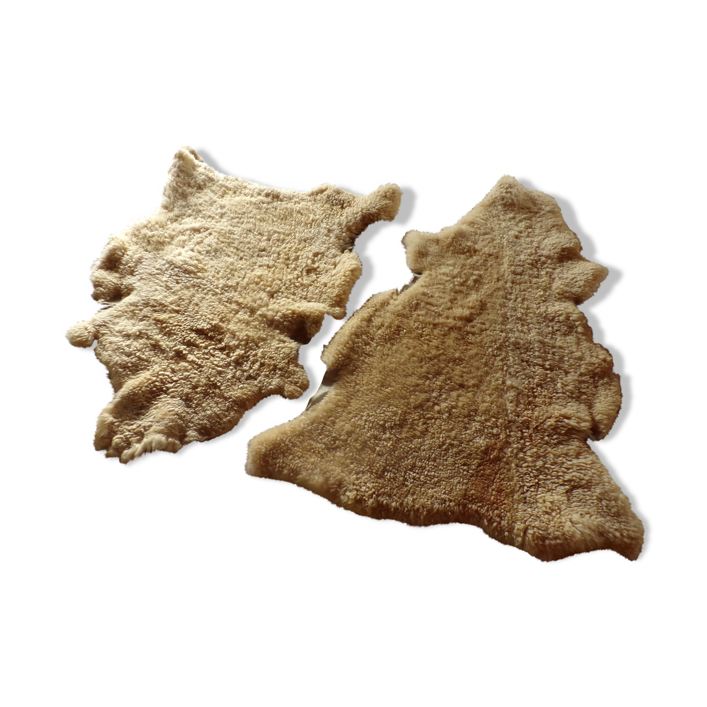 Pair of Sheepskins year 70 70x115cm