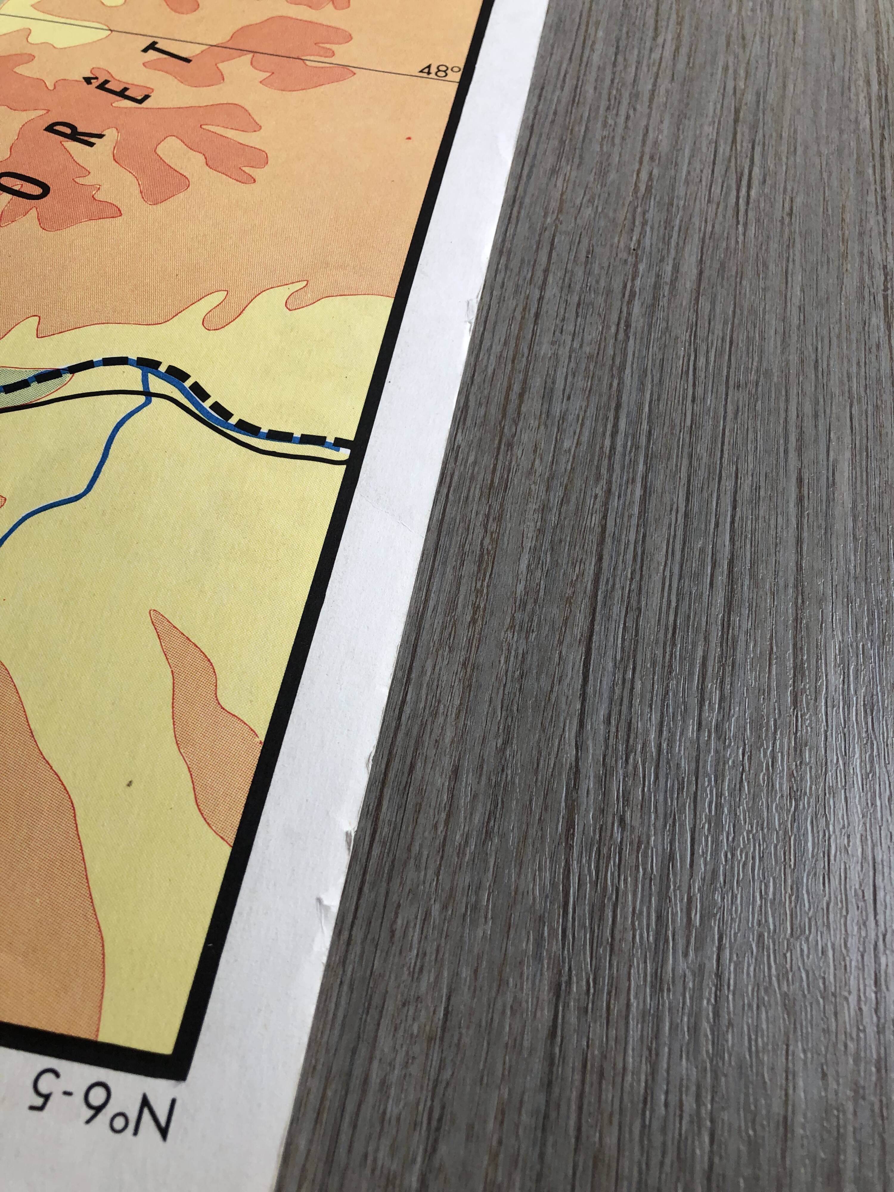 North/East school map poster