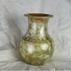 Vase with complete golden crystallization, high silhouette - Montgolfier - 80s