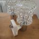 Pair of 1970s crystal wall lights