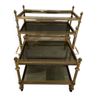 Small rolling nesting tables